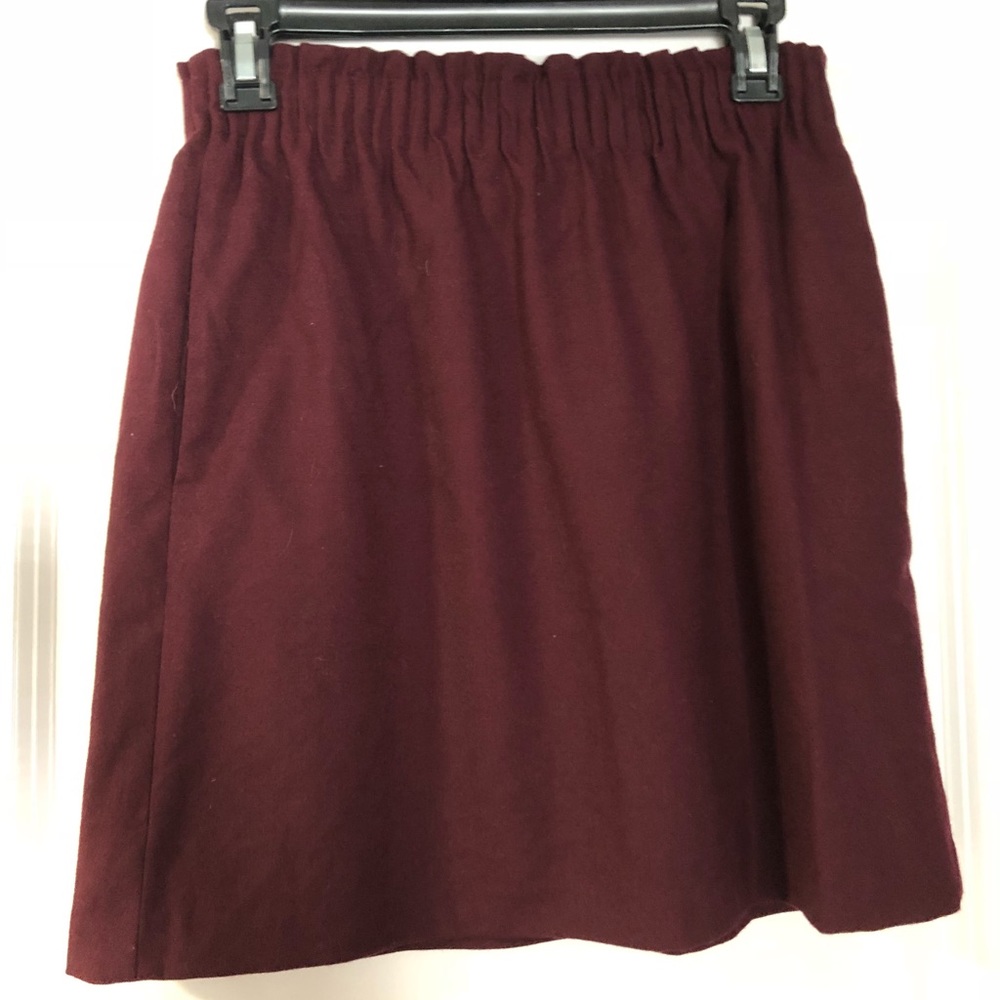 J Crew Wool Sidewalk Skirt